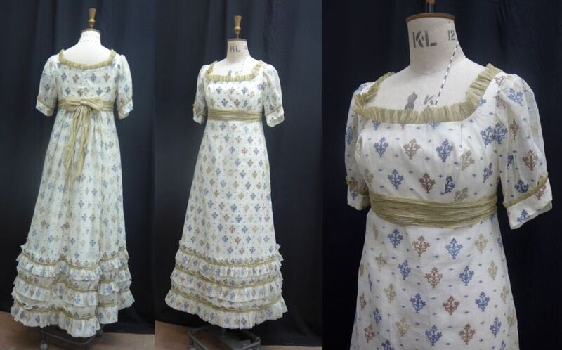 regency evening dress finished