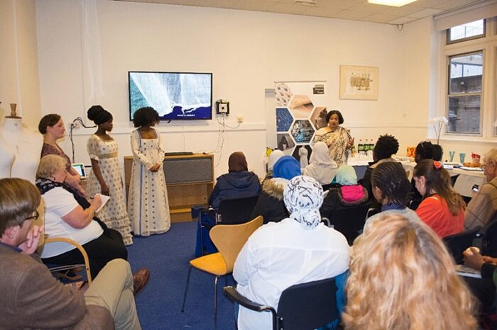 final presentation at london college of fashion