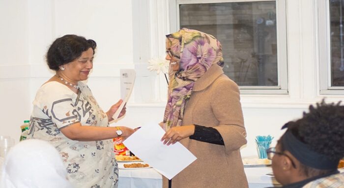 Rifat wearing jamdani sari